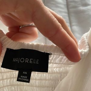 Majorelle White Crop Top